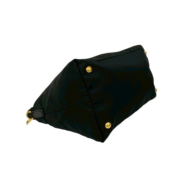 PRADA Black Leather Shoulder Bag - Picture 7 of 10